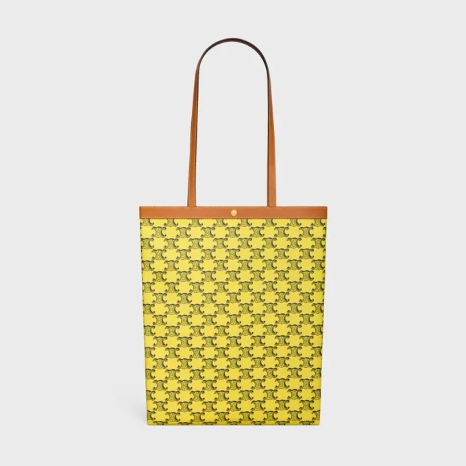 Medium Flat Shopper in Triomphe Canvas