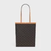 Medium Flat Shopper in Triomphe Canvas