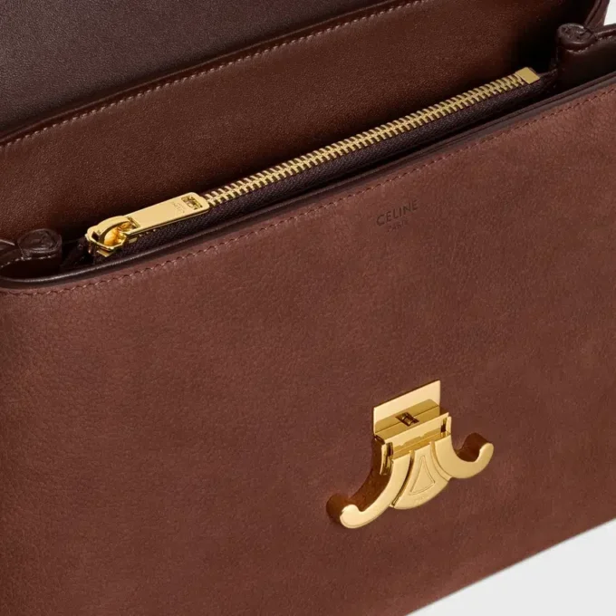 Medium Nino Bag in Grained Nubuck Calfskin