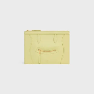 Medium Pouch in Glossy Calfskin Medium Pouch in Glossy Calfskin