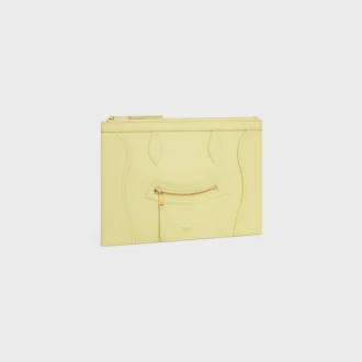 Medium Pouch in Glossy Calfskin Medium Pouch in Glossy Calfskin