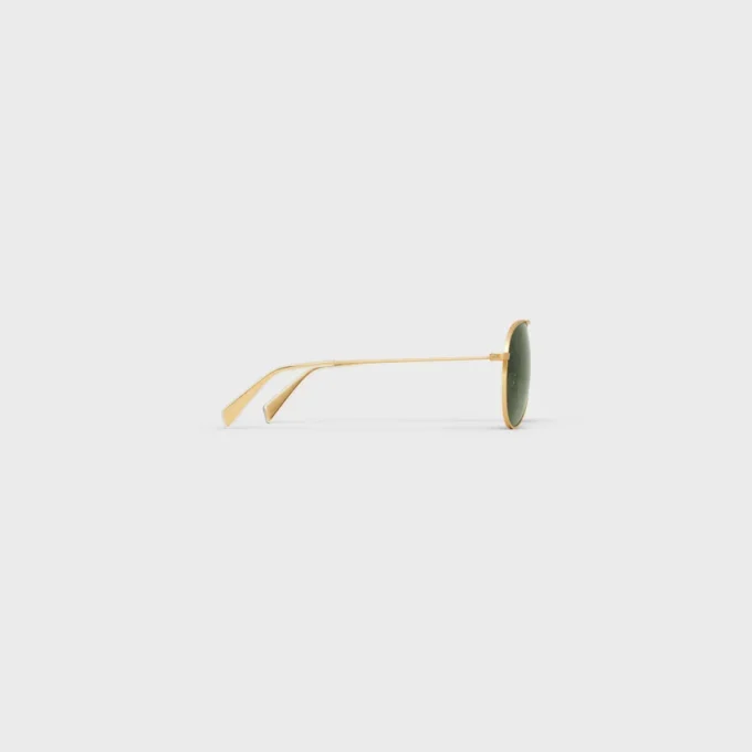Metal Frame 01 Sunglasses in Metal with Mineral Glass Lenses