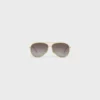 Metal Frame 01 Sunglasses in Metal with Polarized Lenses