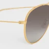 Metal Frame 01 Sunglasses in Metal with Polarized Lenses