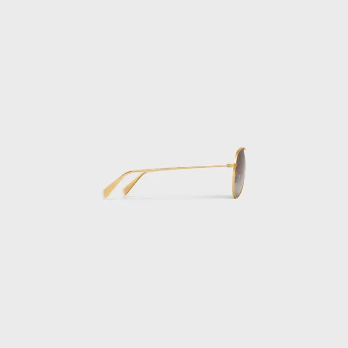 Metal Frame 01 Sunglasses in Metal with Polarized Lenses