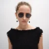 Metal Frame 28 Sunglasses in Metal