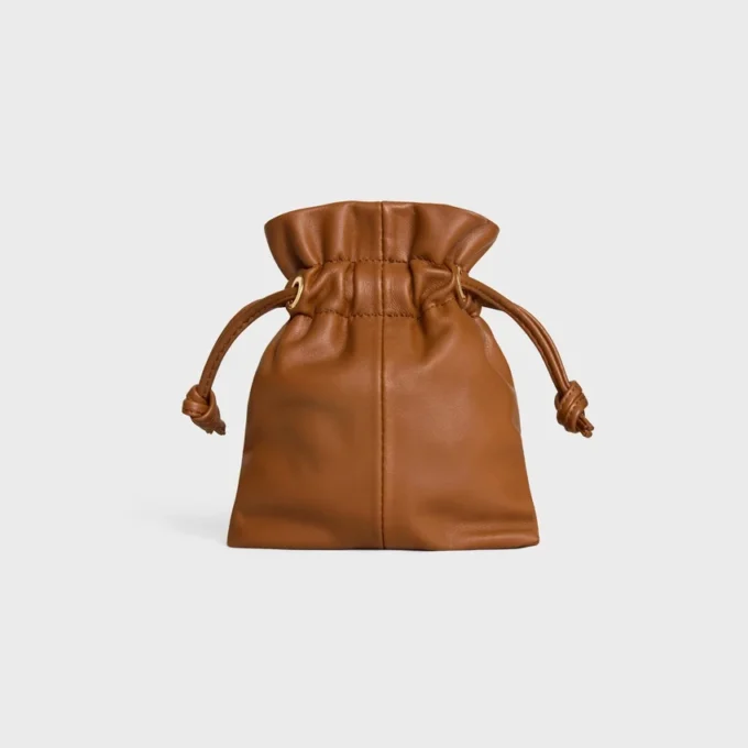 Micro Crystal Pouch in Smooth Lambskin