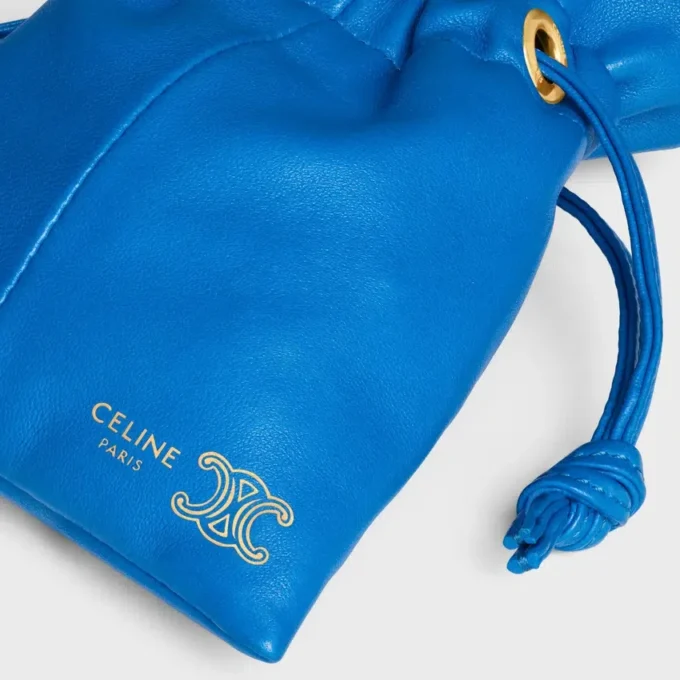 Micro Crystal Pouch in Smooth Lambskin
