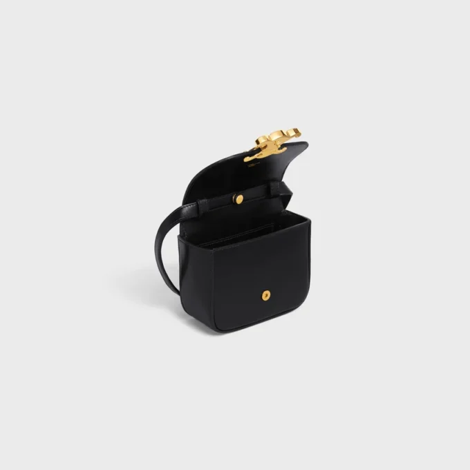 Mini Claude in Shiny Calfskin
