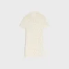 Mini Dress in Cotton Pointelle