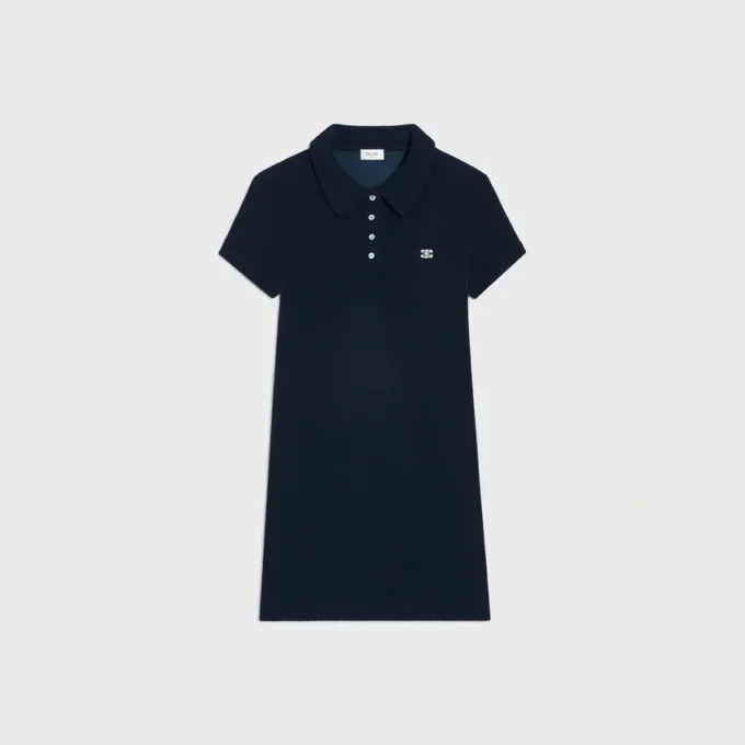 Mini Polo Dress in Terry Cotton Mini Polo Dress in Terry Cotton