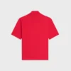 Mock Neck T-Shirt in Cotton Jersey