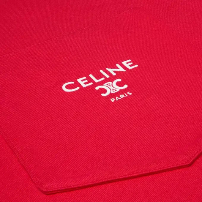 Mock Neck T-Shirt in Cotton Jersey
