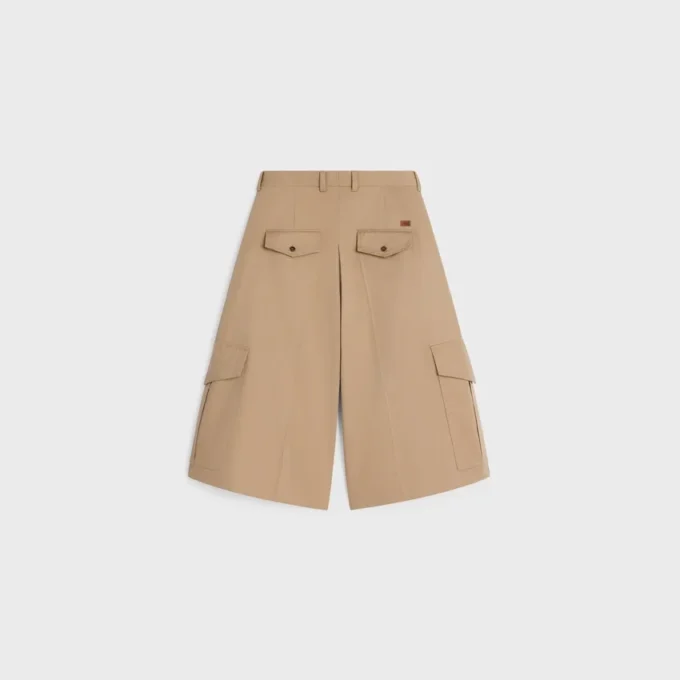 Montauk Cargo Shorts in Cotton and Linen
