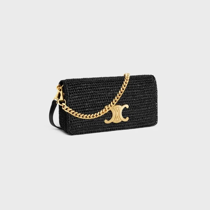 Multipochette in Raffia