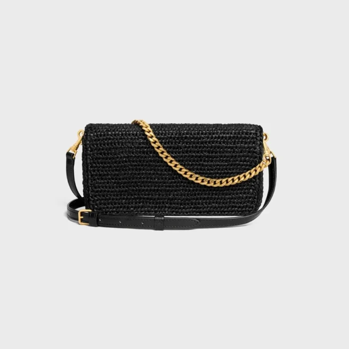 Multipochette in Raffia