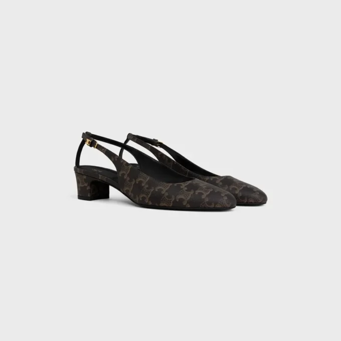 Neo City Slingback in Triomphe Coated Fabric