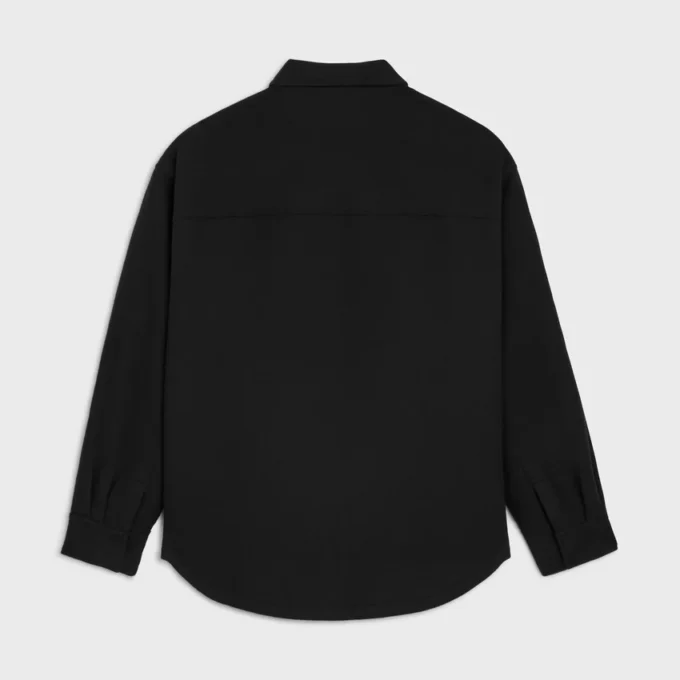 Overshirt in Wool Flannel