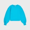 Oversized Crewneck Sweater in Cotton Fleece
