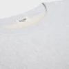 Oversized Crewneck Sweater in Cotton Fleece