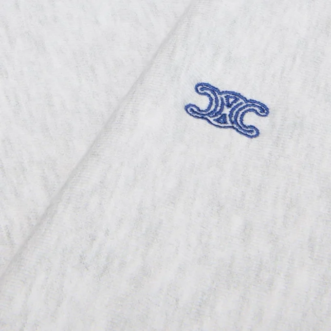 Oversized Crewneck Sweater in Cotton Fleece