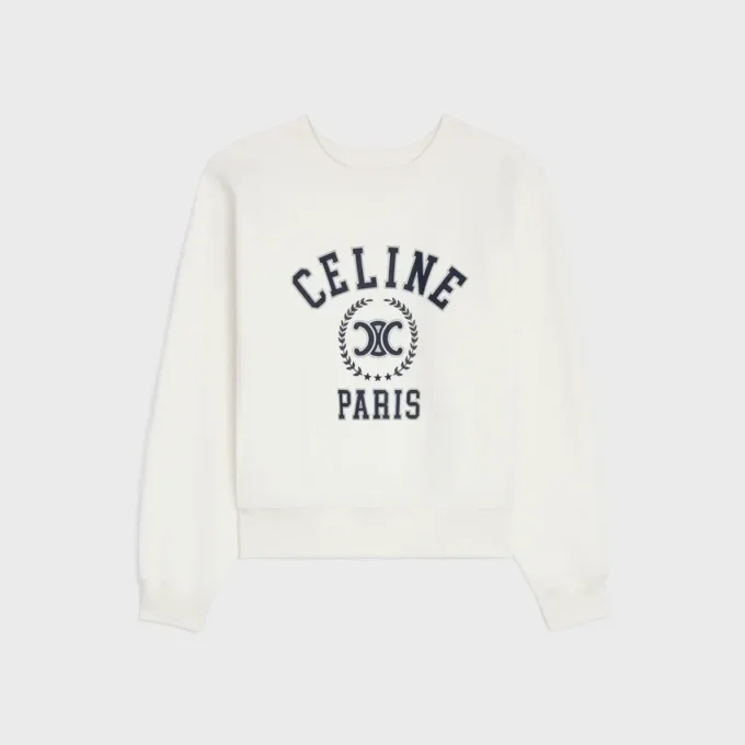 Oversized Sweatshirt in Cotton Fleece Oversized Sweatshirt in Cotton Fleece
