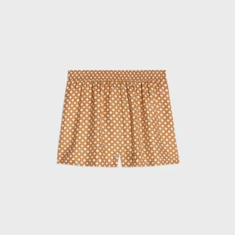 Pajama Shorts in Silk Twill