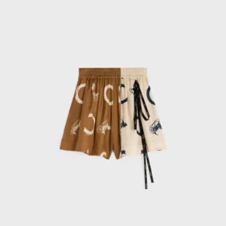 Pajama Shorts in Silk Twill