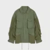 Parka in Cotton Satin