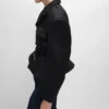 Peplum Jacket in Wool Gabardine