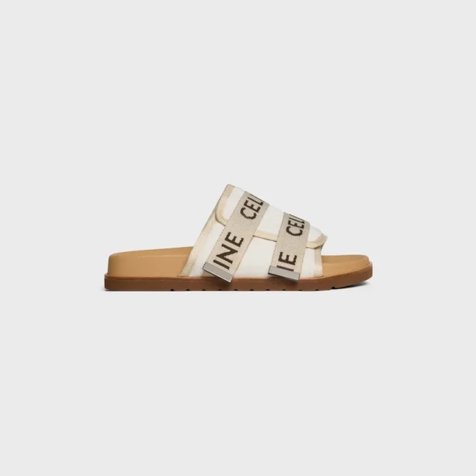 Pitea Sandal in Canvas with « Celine » Jacquard