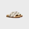 Pitea Sandal in Canvas with « Celine » Jacquard