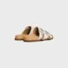 Pitea Sandal in Canvas with « Celine » Jacquard