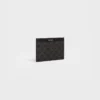Plain Card Holder in Triomphe Canvas and Calfskin