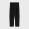 Pleated Trousers in Wool Gabardine