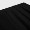 Pleated Trousers in Wool Gabardine