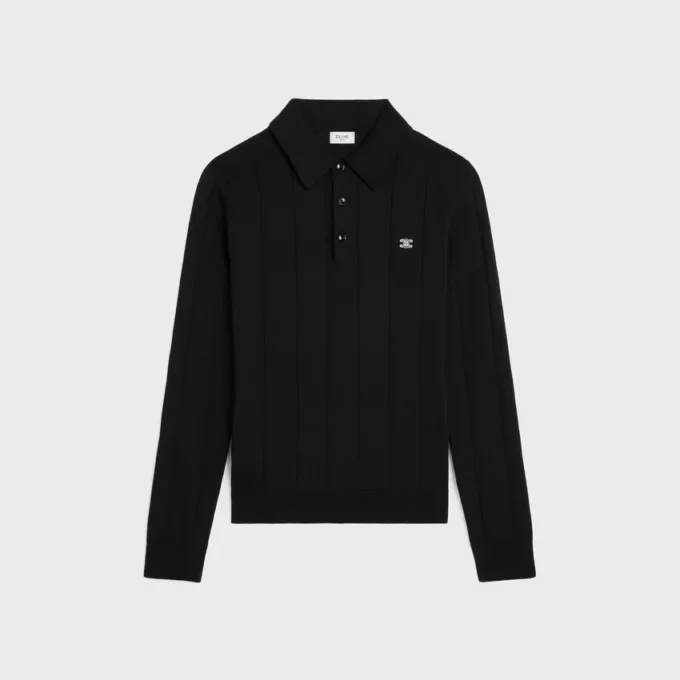 Polo in Fine Silk and Cotton