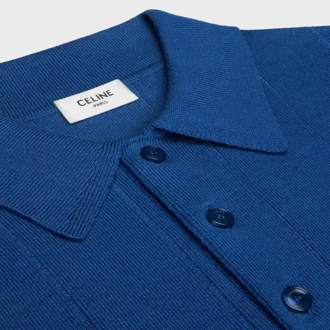 Polo in Fine Silk and Cotton