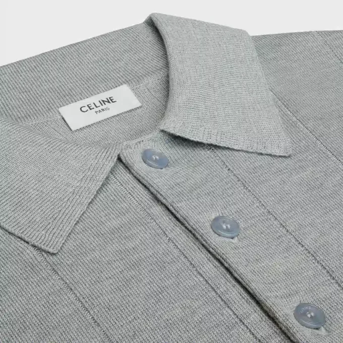 Polo in Fine Silk and Cotton