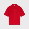 Polo Shirt in Pique Cotton Jersey