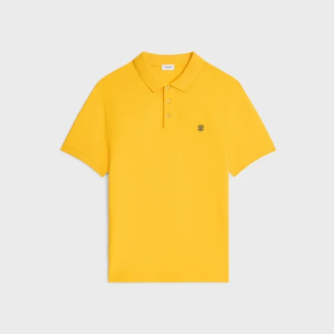 Polo Shirt in Pique Cotton Jersey