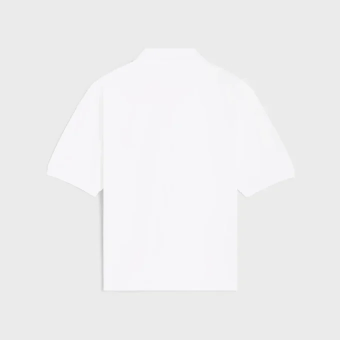Polo Shirt in Pique Cotton Jersey