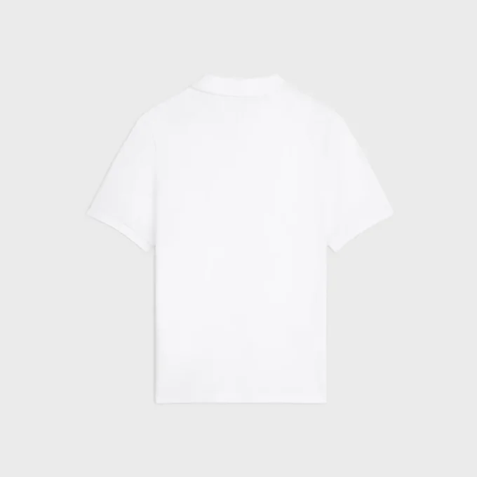 Polo Shirt in Pique Cotton Jersey