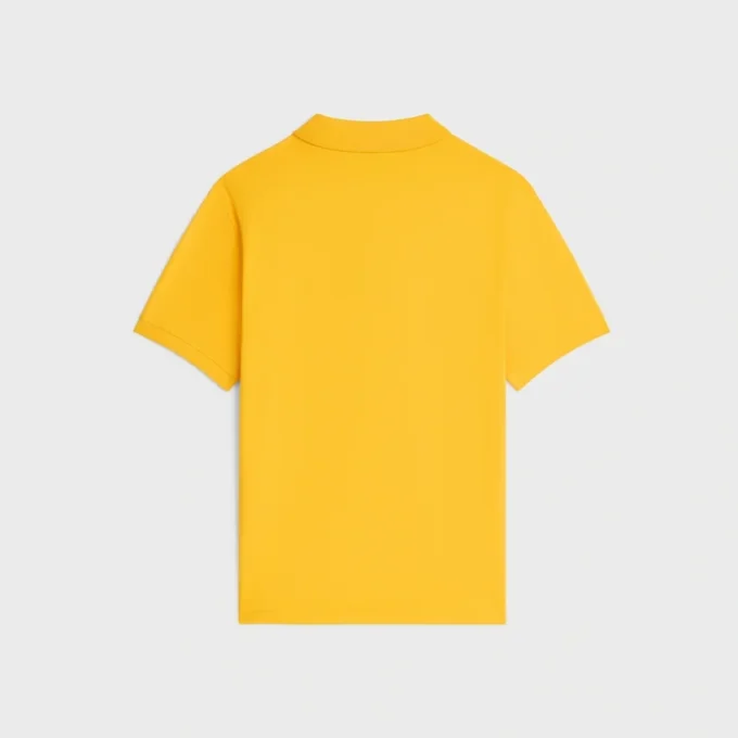 Polo Shirt in Pique Cotton Jersey