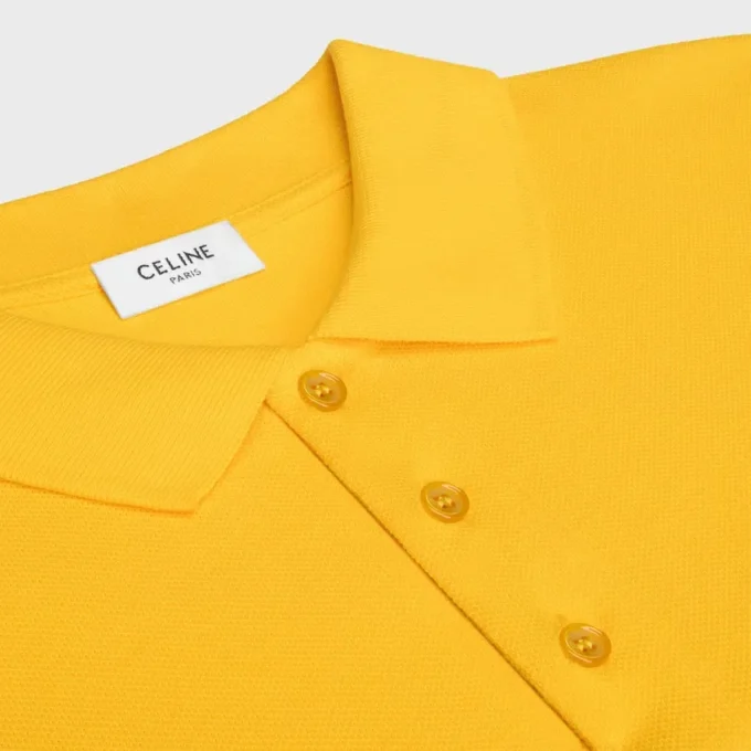 Polo Shirt in Pique Cotton Jersey