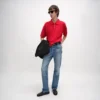Polo Shirt in Pique Cotton Jersey