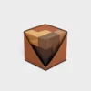 Puzzle Cube in Wood and Natural Calfskin Case Puzzle Cube in Wood and Natural Calfskin Case