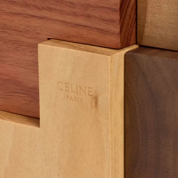 Puzzle Cube in Wood and Natural Calfskin Case Puzzle Cube in Wood and Natural Calfskin Case