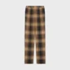 Pyjama Trousers  in Checked Wool