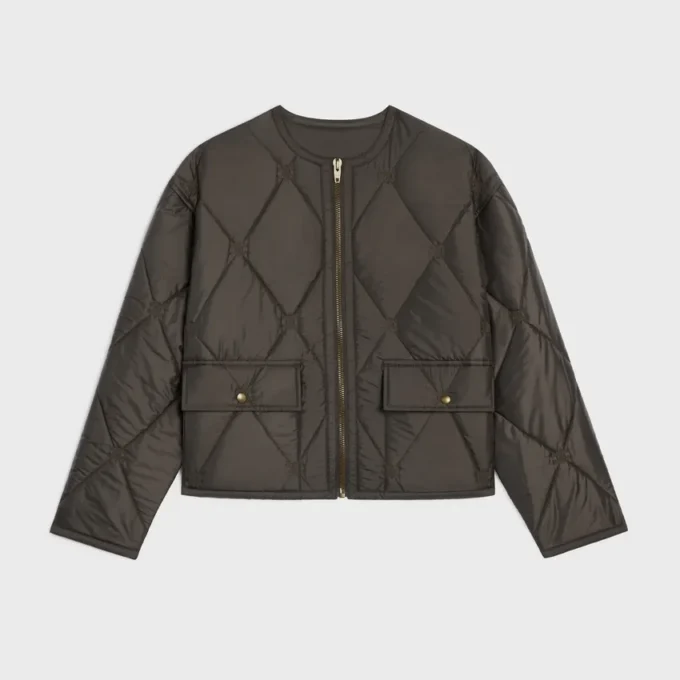 Quilted Jacket in Light Nylon